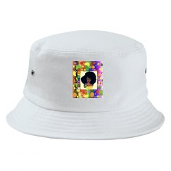 SMACKIN' LOGO BUCKET HAT (WHITE)