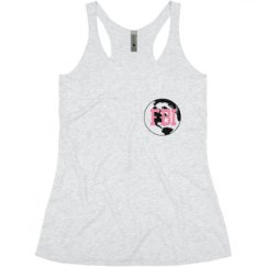 Ladies Slim Fit Super Soft Racerback Triblend Tank