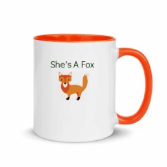 11oz Ceramic Mug with Color Inside