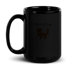 15oz Black Glossy Mug