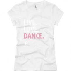 Ladies Slim Fit Basic Promo Jersey Tee