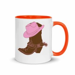 11oz Ceramic Mug with Color Inside