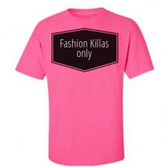 Unisex Ultra Cotton Safety Neon Crewneck Tee