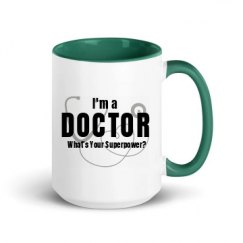 15oz Ceramic Mug with Color Inside