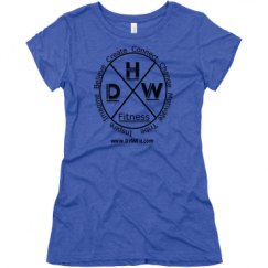 Ladies Slim Fit Super Soft Triblend Tee