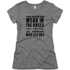 Ladies Slim Fit Super Soft Triblend Tee