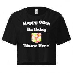 Ladies Festival Cali Crop Top Tee