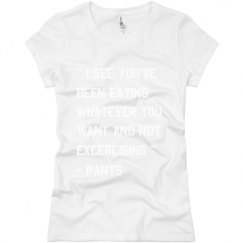 Ladies Slim Fit Basic Promo Jersey Tee