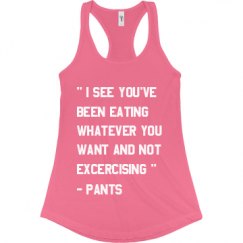 Ladies Slim Fit Racerback Tank Top