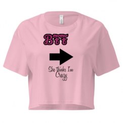 Ladies Festival Cali Crop Top Tee