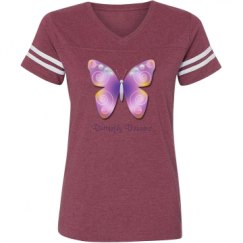 Ladies Relaxed Fit Vintage Sports Tee