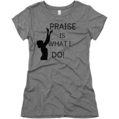 Ladies Slim Fit Super Soft Triblend Tee