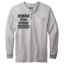 Unisex Carhartt Long Sleeve Henley Tee