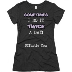 Ladies Slim Fit Super Soft Triblend Tee