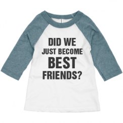 Toddler 3/4 Sleeve Raglan Tee