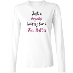 Ladies Relaxed Fit Basic Long Sleeve Tee