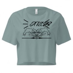 Ladies Festival Cali Crop Top Tee