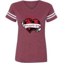 Ladies Relaxed Fit Vintage Sports Tee