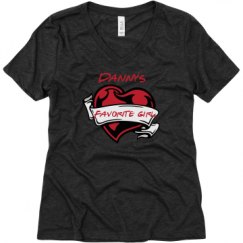 Ladies Relaxed Fit Super Soft Triblend V-Neck Tee