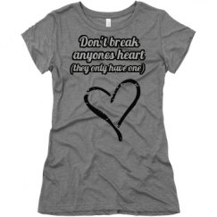 Ladies Slim Fit Super Soft Triblend Tee