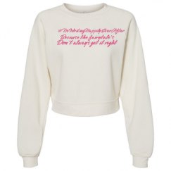 Women's Raglan Pullover Fleece