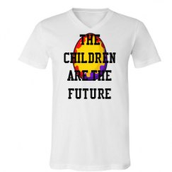 Unisex V-Neck Jersey Tee