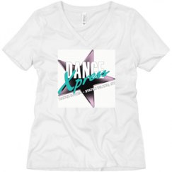 Ladies Relaxed Fit V-Neck Tee