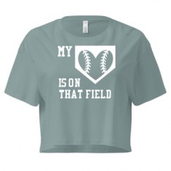 Ladies Festival Cali Crop Top Tee