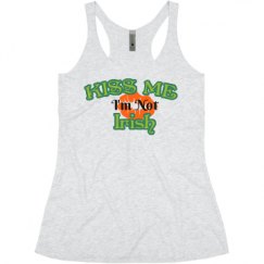 Ladies Slim Fit Super Soft Racerback Triblend Tank