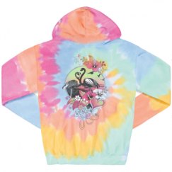 Unisex Tie-Dye Fleece Hoodie