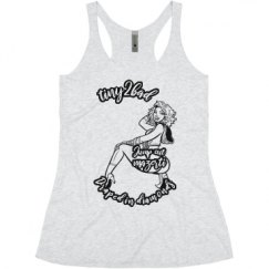 Ladies Slim Fit Super Soft Racerback Triblend Tank