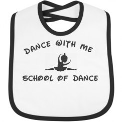 Infant Contrast Trim Bib