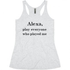 Ladies Slim Fit Super Soft Racerback Triblend Tank