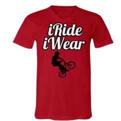 Unisex V-Neck Jersey Tee