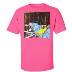 Unisex Ultra Cotton Safety Neon Crewneck Tee