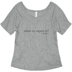 Ladies Flowy Slouchy Tee