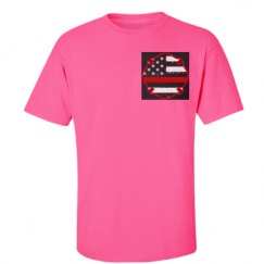 Unisex Ultra Cotton Safety Neon Crewneck Tee