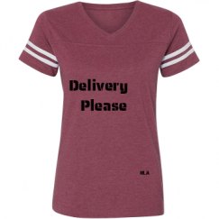 Ladies Relaxed Fit Vintage Sports Tee