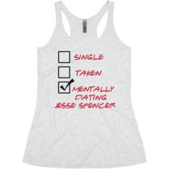 Ladies Slim Fit Super Soft Racerback Triblend Tank