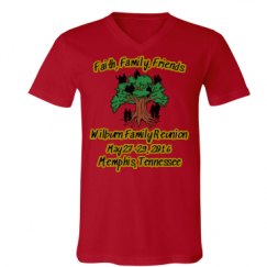 Unisex V-Neck Jersey Tee