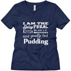 Ladies Relaxed Fit V-Neck Tee