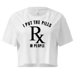 Ladies Festival Cali Crop Top Tee