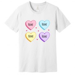 Custom Hearts Velentines Day Candy