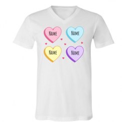 Unisex V-Neck Jersey Tee