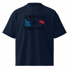 Unisex Organic Oversized High Neck T-Shirt