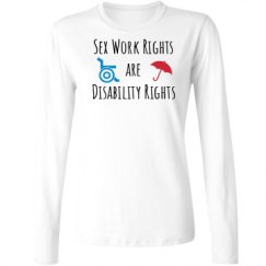 Ladies Relaxed Fit Basic Long Sleeve Tee