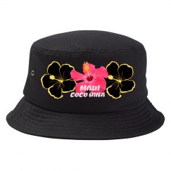 MAUI COCO HINA GOLDEN LININGS BUCKET HAT