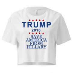 Ladies Festival Cali Crop Top Tee