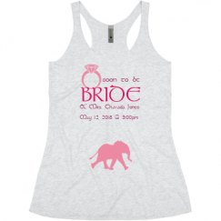 Ladies Slim Fit Super Soft Racerback Triblend Tank