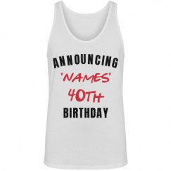 Unisex Jersey Tank Top